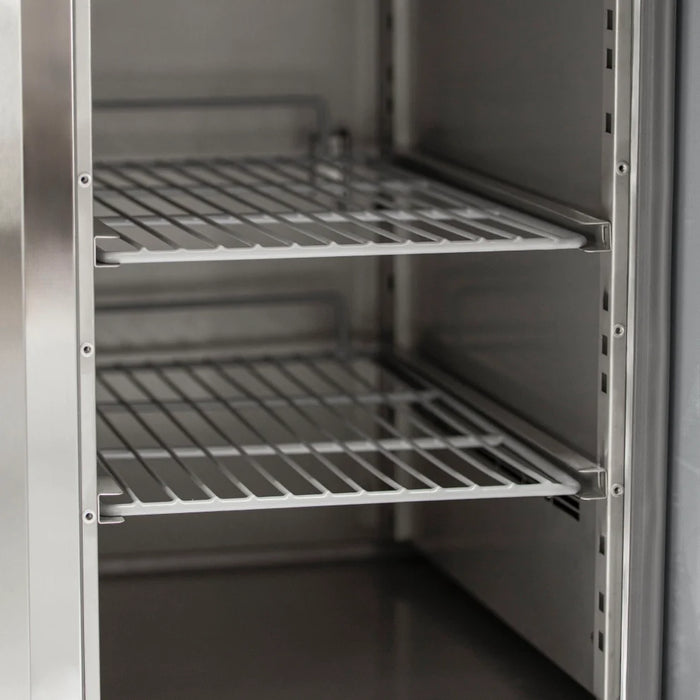Two Door Pizza Refrigerator with Granite Top - 1510mm - Aquilo Refrigeration