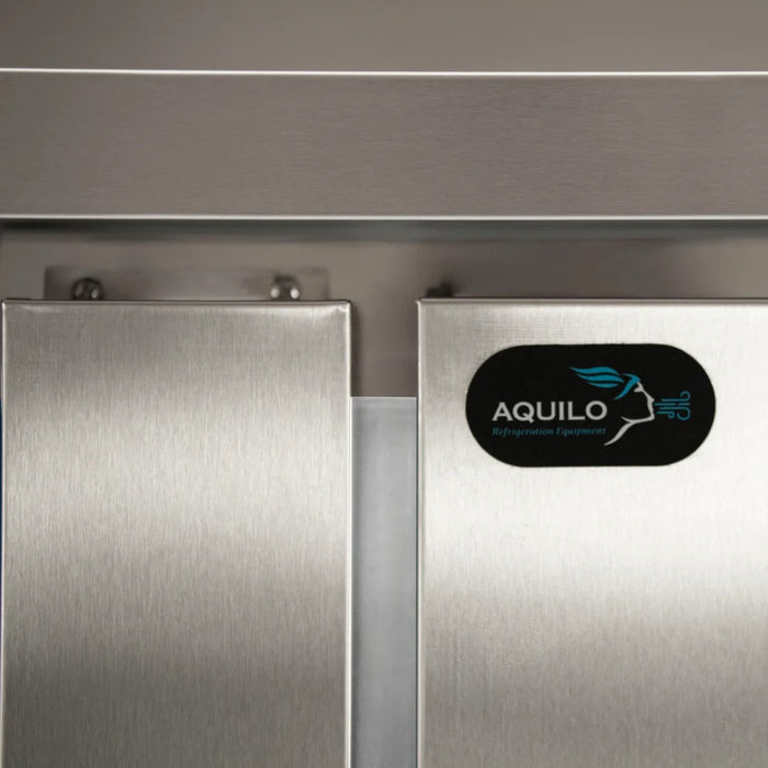 Two Door Pizza Refrigerator with Granite Top - 1510mm - Aquilo Refrigeration