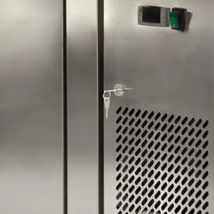 Three Door Pizza Refrigerator with Granite Top - 2025mm - Aquilo Refrigeration