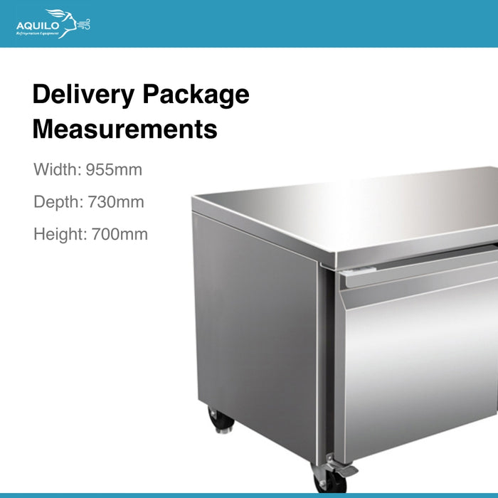 One Door Counter Refrigerator - 925mm - Aquilo Refrigeration