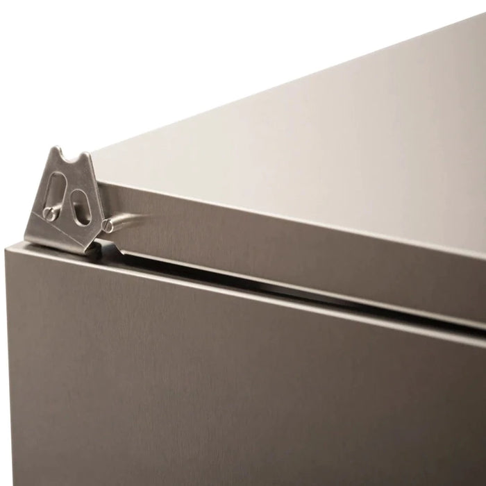 Three Door Counter Refrigerator with Raised Pan Holders - 1795mm - Aquilo Refrigeration