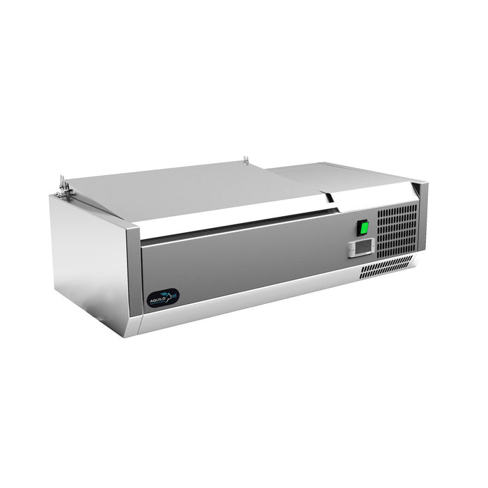 Countertop Prep Refrigerator with Lid - 1/3GN - 850mm - Aquilo Refrigeration