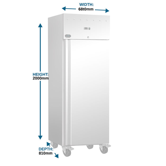 Upright Refrigerator - 740mm - Aquilo Refrigeration