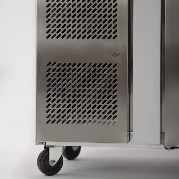 Three Door Pizza Refrigerator with Granite Top - 2025mm - Aquilo Refrigeration