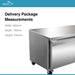 One Door Counter Refrigerator - 925mm - Aquilo Refrigeration