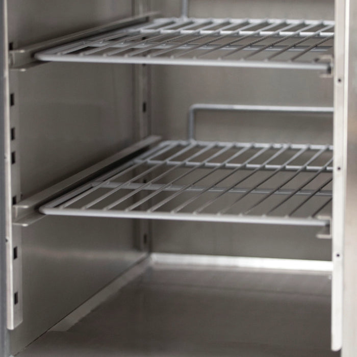 Three Door Refrigerated Counter with Raised Pan Holders -1365mm