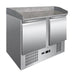Two Door Pizza Refrigerator with Granite Top - 1045mm - Aquilo Refrigeration